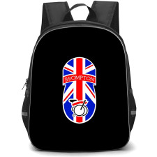 Brompton Backpack School Bag StudentPack - Brompton Bicycle Brand Logo Sticker