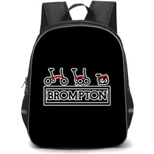 Brompton Backpack School Bag StudentPack - Brompton Compact Bicycle Logo Sticker