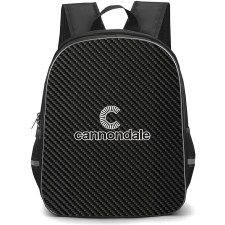 Cannondale Backpack School Bag StudentPack - Cannondale Bike Brand Logo On Carbon Fiber Background