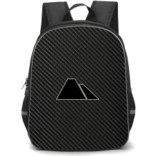Canyon Backpack School Bag StudentPack - Canyon Bike Brand Logo On Carbon Fiber Background