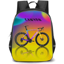 Canyon Backpack School Bag StudentPack - Canyon Rainbow Road Bicycle Poster