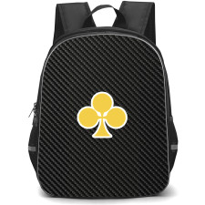 Colnago Backpack School Bag StudentPack - Colnago Bike Brand Logo On Carbon Fiber Background