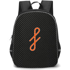 Fairlight Backpack School Bag StudentPack - Fairlight Bike Brand Logo On Carbon Fiber Background