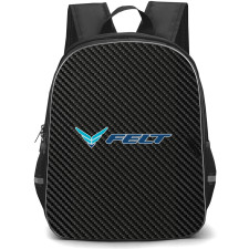 Felt Bicycles Backpack School Bag StudentPack - Felt Bicycles Bike Brand Logo On Carbon Fiber Background