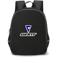 Giant Backpack School Bag StudentPack - Giant Bike Brand Logo On Carbon Fiber Background