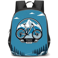 Trek Backpack School Bag StudentPack - Trek Mountain Ride Concept Art Poster