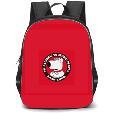 Family Guy Brian Griffin School Backpack StudentPack - Brian Griffin Allergic To Stupid People