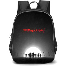 28 Days Later Backpack StudentPack - 28 Days Later Black And Red Poster