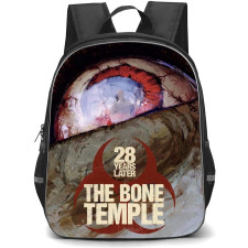28 Years Later The Bone Temple Backpack School Bag StudentPack - 28 Years Later The Bone Temple Eye Brush Art Series Poster