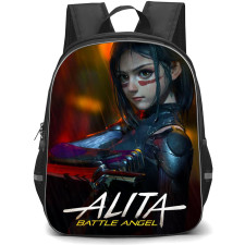 Alita Battle Angel Backpack StudentPack - Alita Battle Angel Cute Alita In Rain Poster