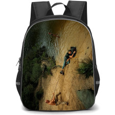 Apex Backpack School Bag StudentPack - Apex Sasha And Ben Dragging Bear Trap