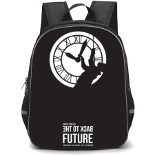 Back To The Future Backpack StudentPack - Back To The Future Doc Brown & The Clock Tower Poster