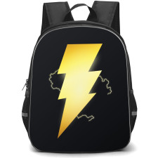 Black Adam Backpack StudentPack - Black Adam Movie Logo On Black Background