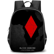 Blood Diamond Backpack StudentPack - Blood Diamond Movie Minimalist Poster