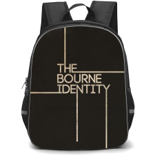 Bourne Identity Backpack StudentPack - Bourne Identity Word Art On Black Background