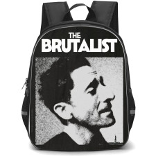 The Brutalist Backpack StudentPack - The Brutalist Grayscale Vintage Poster