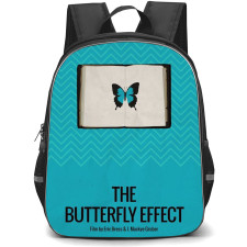 The Butterfly Effect Backpack StudentPack - The Butterfly Effect Poster Cyan Background