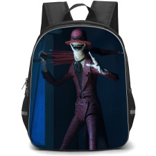 The Crooked Man Backpack StudentPack - The Crooked Man Posing Blue Background