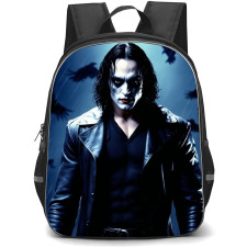 The Crow Eric Draven Backpack StudentPack - Eric Draven Portrait Crows Background