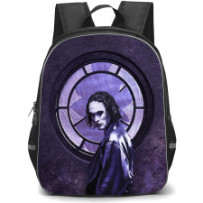 The Crow Eric Draven Backpack StudentPack - Eric Draven Side Portrait Window Background