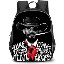 Django Unchained Backpack StudentPack - Django Unchained Black And White Typography Poster