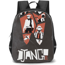 Django Unchained Backpack StudentPack - Django Unchained Illustration Art By Boris Lechaftois