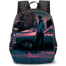 Drive Backpack StudentPack - Drive 2011 Movie With Neon Background Poster
