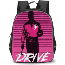 Drive Backpack StudentPack - Drive Movie 10th Anniversary Poster Pink Background