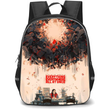 Everything Everywhere All At Once Backpack StudentPack - Everything Everywhere All At Once Illustration Art Poster