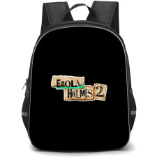 Enola Holmes 2 Backpack School Bag StudentPack - Enola Holmes 2 Burnt Paper Logo Sticker