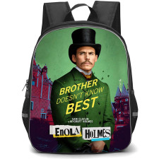 Enola Holmes Mycroft Holmes Backpack School Bag StudentPack - Mycroft Holmes Victorian Gentleman Poster