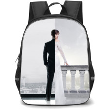 Fifty Shades Of Grey Backpack StudentPack - Fifty Shades Of Grey Christian And Anna Splitted Poster