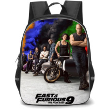Fast and Furious Backpack StudentPack - Fast and Furious 9 The Fast Saga Movie Poster