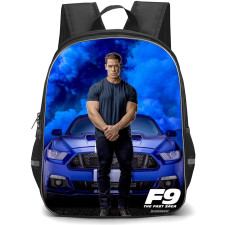 Fast and Furious Backpack StudentPack - Fast and Furious 9 John Cena Sitting On Car Poster