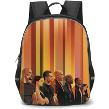 Fast and Furious Backpack StudentPack - Fast and Furious Character Illustration Art