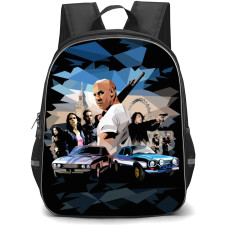 Fast and Furious Backpack StudentPack - Fast and Furious Movie Wpap Art Poster