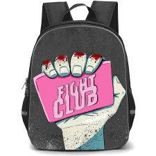 Fight Club Backpack StudentPack - Fight Club Shop Illustration Art On Dark Background