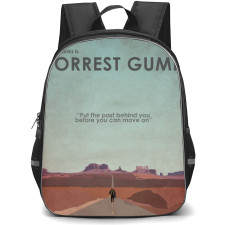 Forrest Gump Backpack StudentPack - Forrest Gump Classic Minimalist Poster
