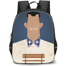 Forrest Gump Backpack StudentPack - Forrest Gump Minimalist Portrait Art