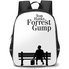 Forrest Gump Backpack StudentPack - Forrest Gump Tom Hanks Sitting On A Bench Silhouette Poster