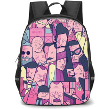 The Grand Budapest Hotel Backpack StudentPack - The Grand Budapest Hotel Character Cartoon Art Poster