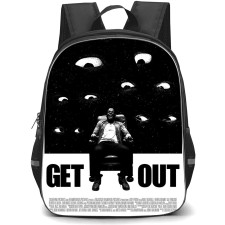 Get Out Backpack StudentPack - Get Out Grayscale Poster By Kevin Carter