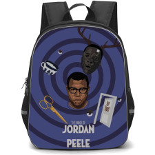 Get Out Backpack StudentPack - Get Out The Mind of Jordar Peele Purple Illustration