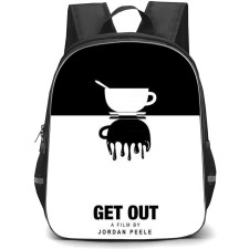 Get Out Backpack StudentPack - Get Out Movie Minimal Black And White Poster