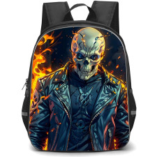 Ghost Rider Backpack StudentPack - Ghost Rider Portrait Illustration Art