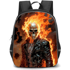 Ghost Rider Backpack StudentPack - Ghost Rider Standing Flaming Skull Poster