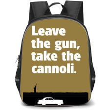 The GodFather Backpack StudentPack - The GodFather Quotes Leave The Gun Take The Cannoli Poster