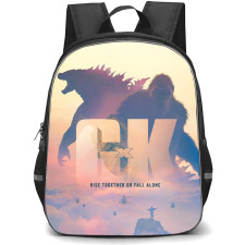 Godzilla X Kong School Backpack StudentPack - Godzilla And King Kong Sky Background