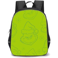 The Grinch Backpack StudentPack - The Grinch Seamless Pattern Green Poster