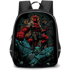Hellboy Backpack StudentPack - Hellboy 2D Art By Nikita Shalaginov Poster